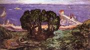 Edvard Munch The Bush of seaside china oil painting artist